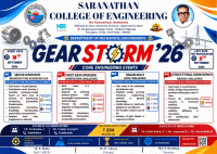 Gear Storm'26 Mechanical Engineering Symposium Poster